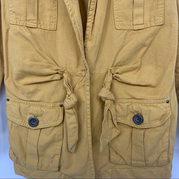 Cartonnier Yellow Nepal Safari Utility Jacket SZ 4 - Picture 3 of 14